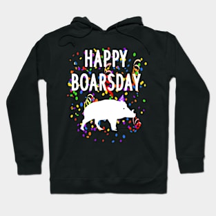 Boars Birthday Happy Boarsday Traditional Costumes Hoodie